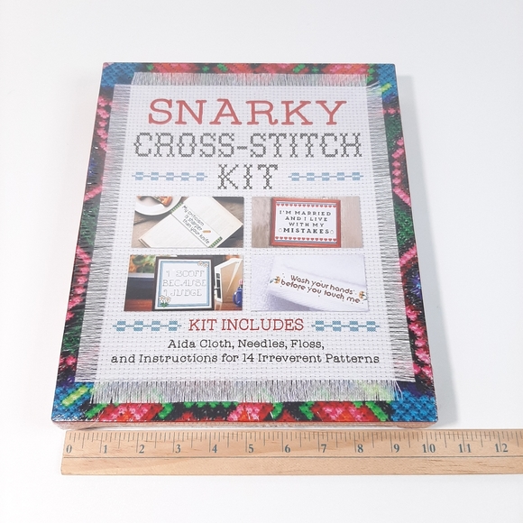 Snarky Cross-Stitch Kit Needlecraft Art Project New - Picture 7 of 8